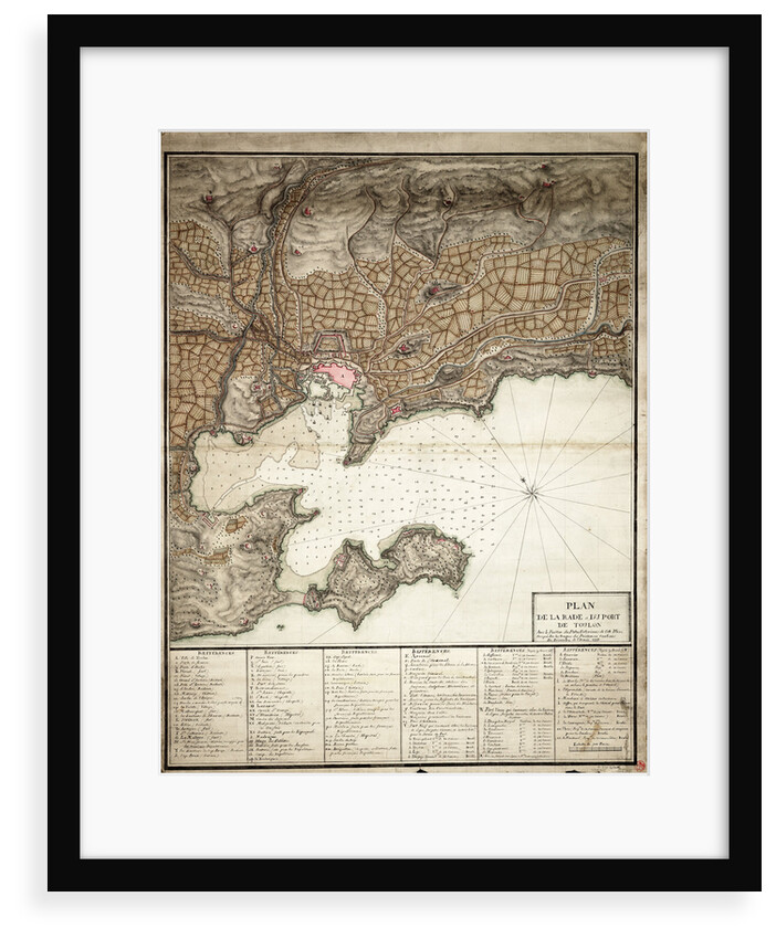 Plan of Toulon by Anonymous