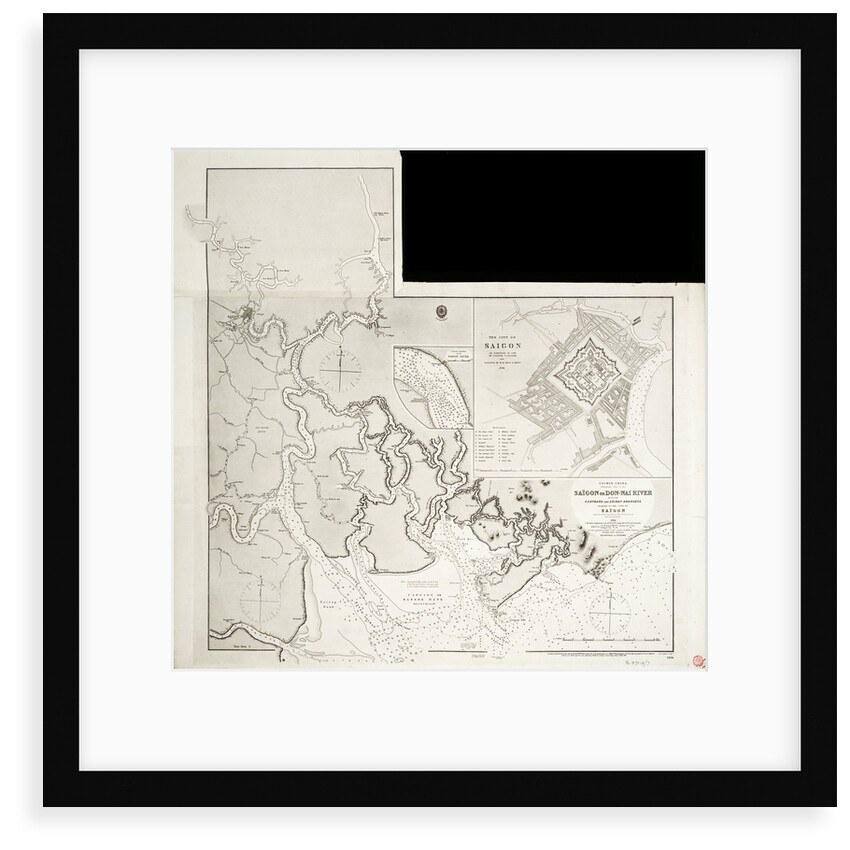 Map of Indochina by Great Britain. Admiralty. Hydrographic Office