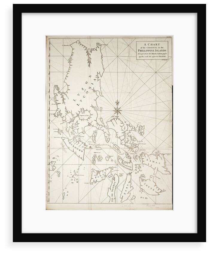 A chart of the channel in the Phillippine Islands through which the Manila Galeon passes together with the adjacent islands by RW Seale