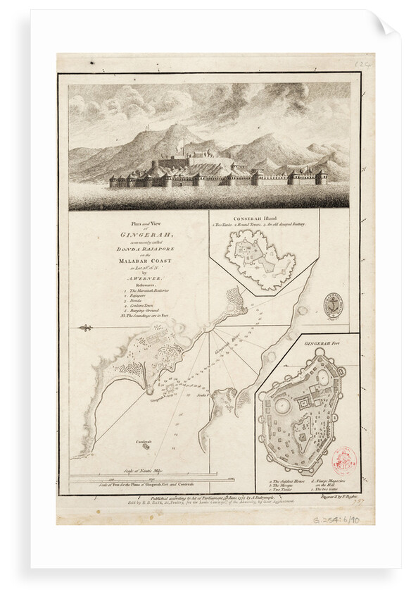 Plan and view of Gingerah by A. Werner