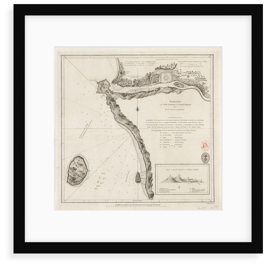 Padang - the chief settlement of the Dutch Company on the west coast of Sumatra by Alexander Dalrymple