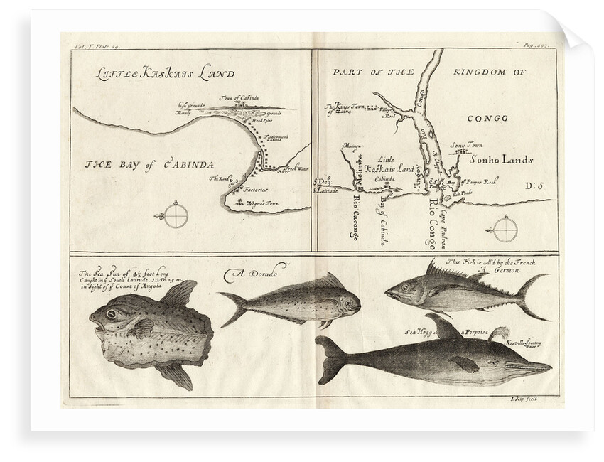 Chart of Gulf of Guinea, Africa by Gerard van Keulen