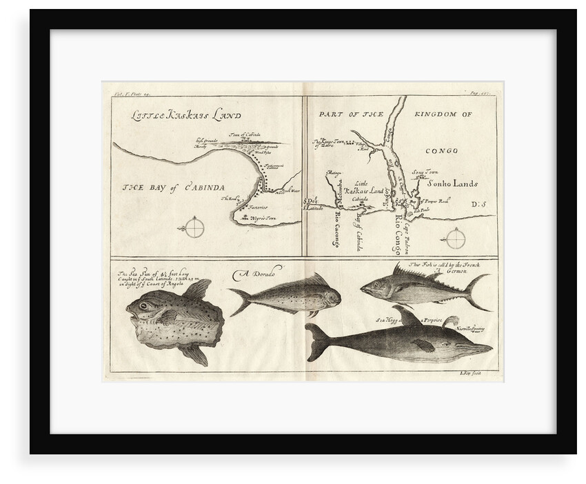 Chart of Gulf of Guinea, Africa by Gerard van Keulen