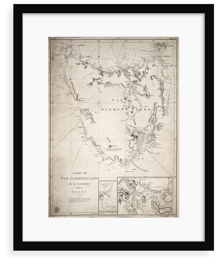 Chart of Van Diemens Land,  sheet VI by Matthew Flinders