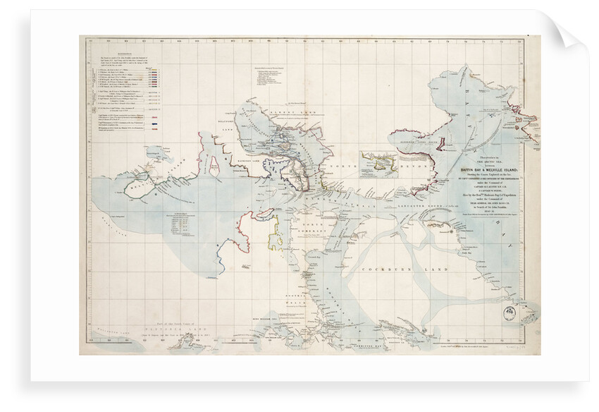 Discoveries in the Arctic Sea between Baffin Bay and Melville Island by John Arrowsmith
