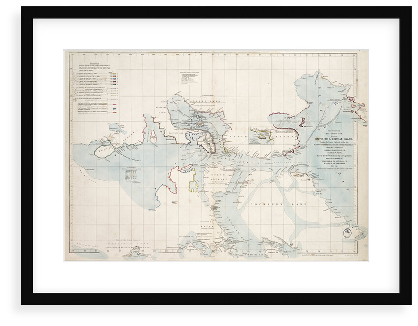 Discoveries in the Arctic Sea between Baffin Bay and Melville Island by John Arrowsmith