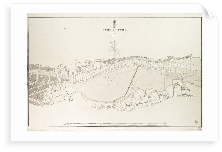 Ireland south coast, the port of Cork surveyed by Commander James Wolfe & Lieutenant W.H.Church R.N.,1843 by Commander James Wolfe