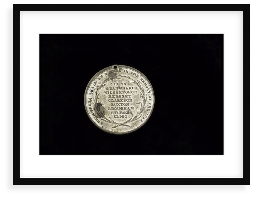 Medal commemorating the 'Emancipation in the West Indies' by Thomas Halliday
