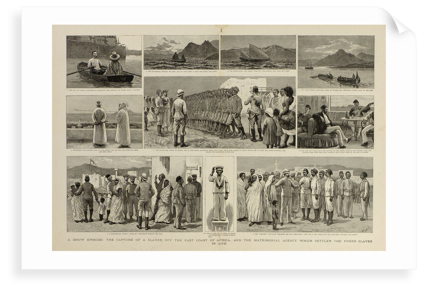 A dhow episode: the capture of a slaver off the east coast of Africa, and the matrimonial agency which settled the freed slaves in life by J. N.