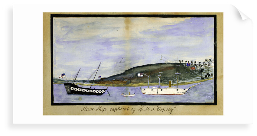 Slave chip captured by HMS 'Osprey' by Unknown