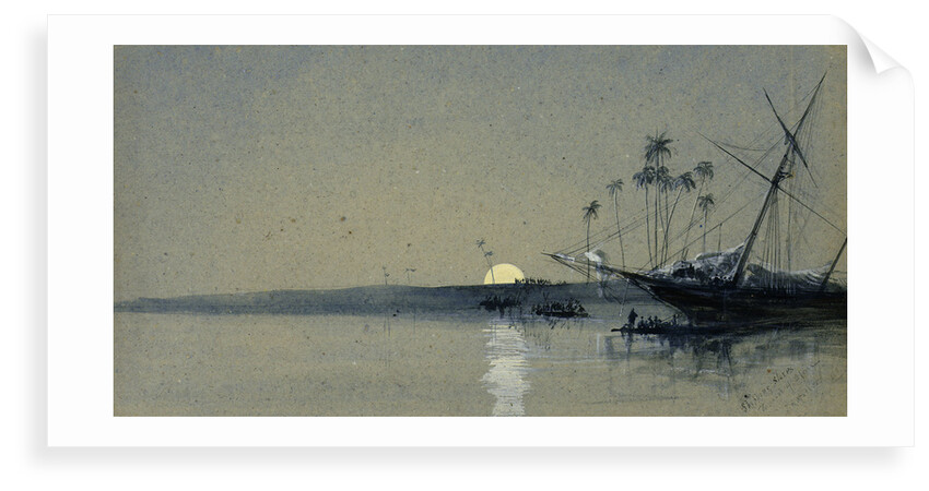Shipping Slaves, West Coast of Africa by John Robert Mather