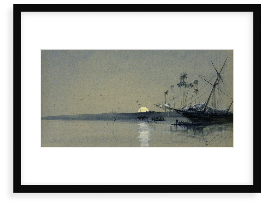 Shipping Slaves, West Coast of Africa by John Robert Mather