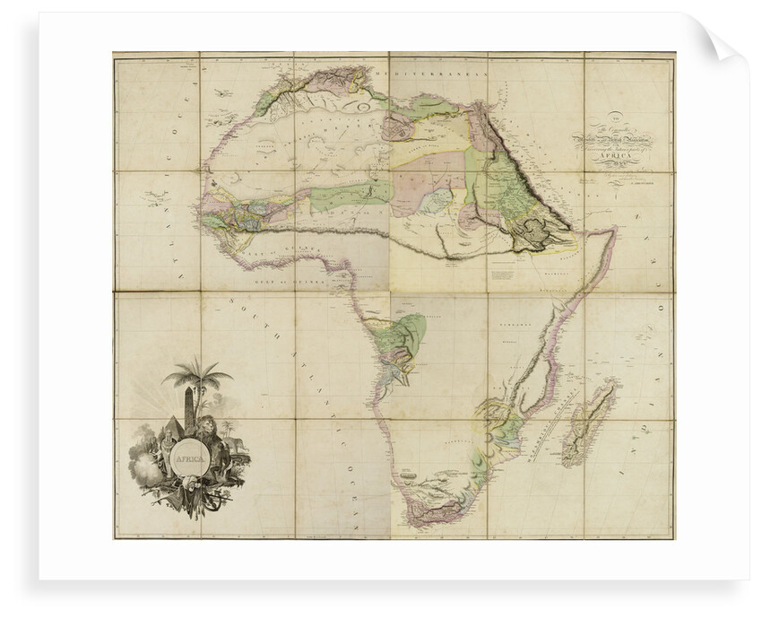 Map of Africa, 1802 by A. Arrowsmith
