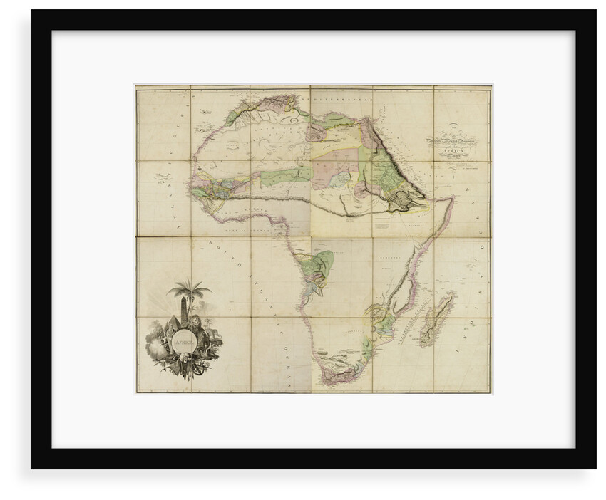 Map of Africa, 1802 by A. Arrowsmith