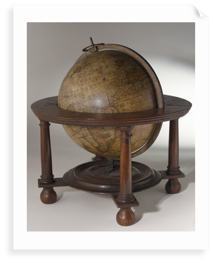 Sphere and stand by Jodocus Hondius