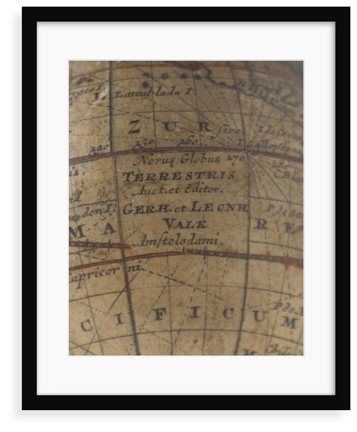 Inscription in South Pacific Ocean by Gerard Valk