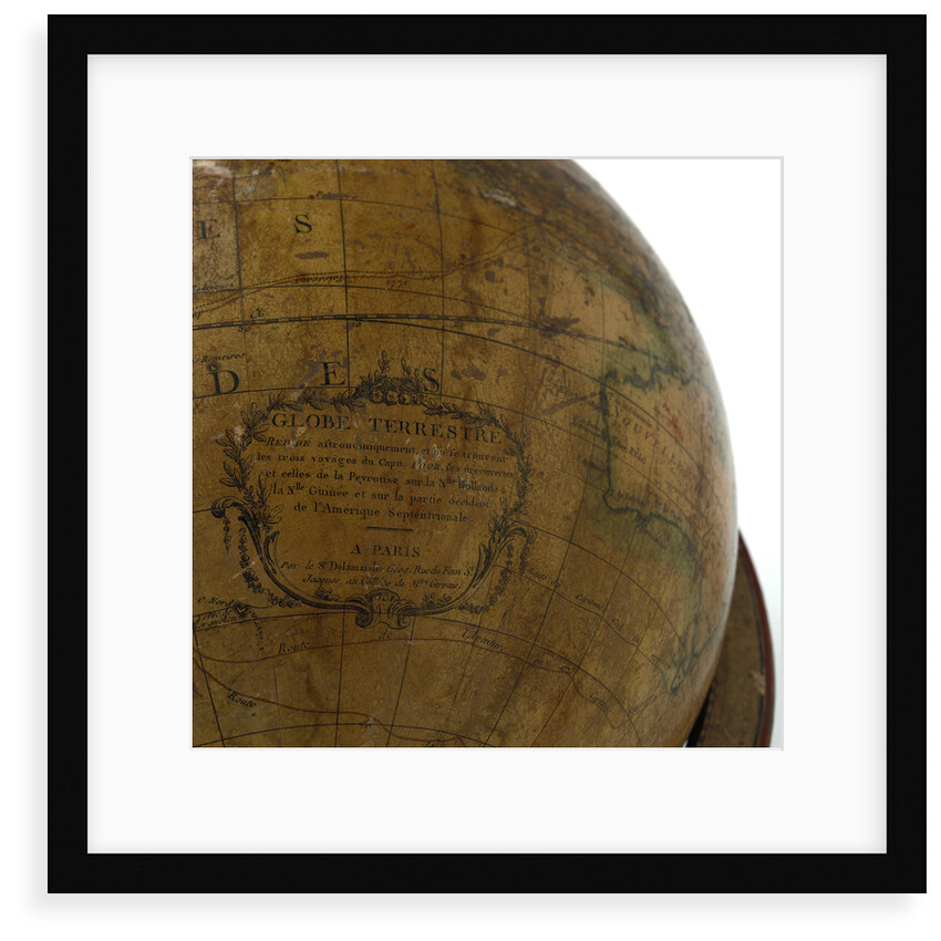 Cartouche in Indian Ocean by Charles-Francois Delamarche