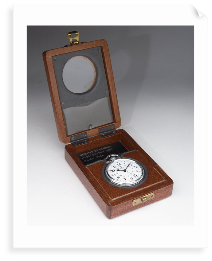 Deck watch in case by Hamilton Watch Co.
