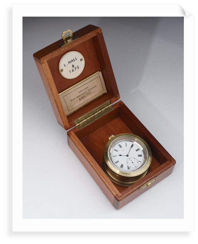 Deck watch in case by Leonard Hall