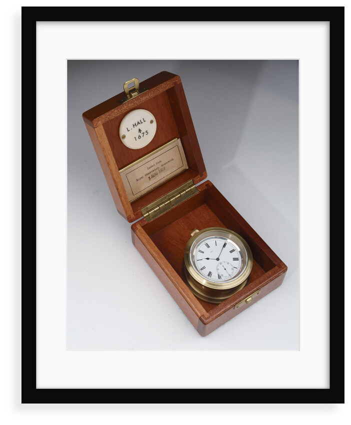 Deck watch in case by Leonard Hall