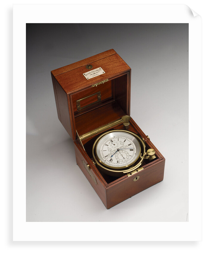 Marine chronometer in case by Victor Kullberg