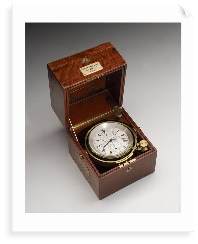 Marine chronometer in case by Victor Kullberg