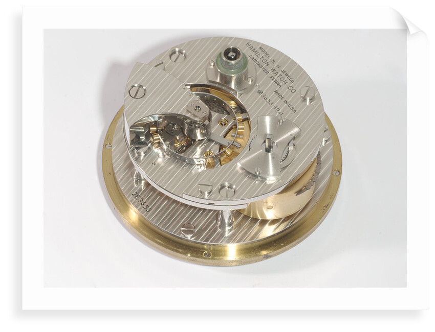 Marine chronometer, movement by Hamilton Watch Co.
