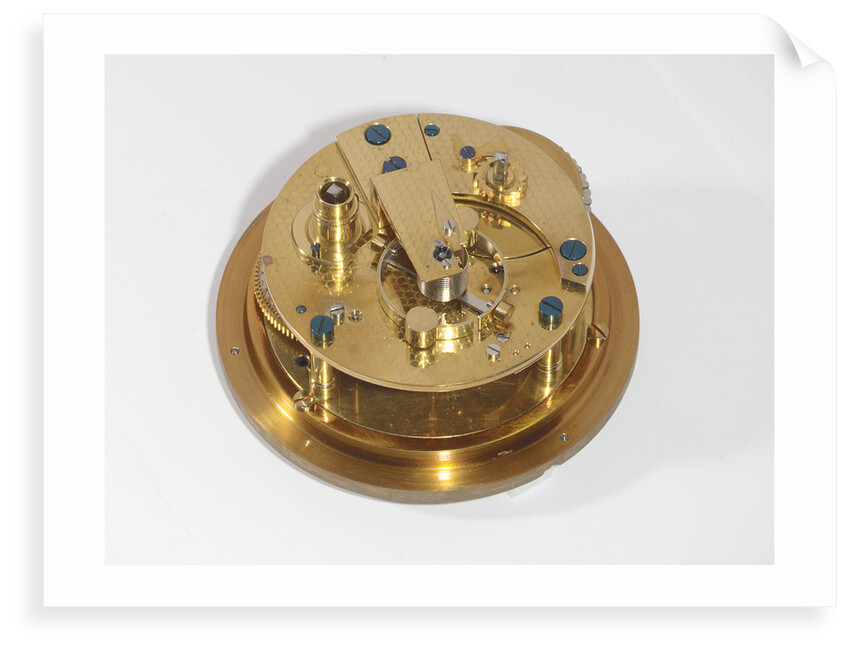 Marine chronometer, movement by Mercer