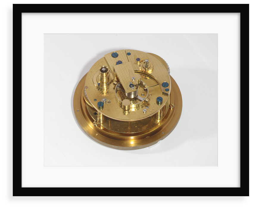 Marine chronometer, movement by Mercer