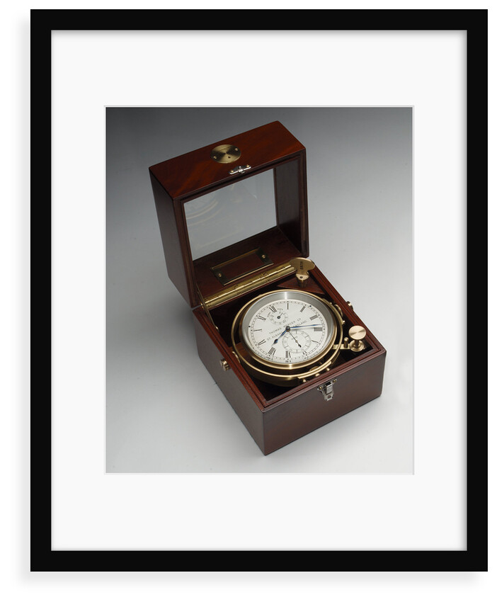 Marine chronometer in case by Mercer