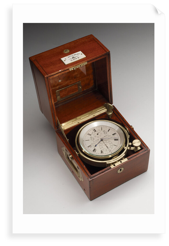 Marine chronometer in case by Victor Kullberg
