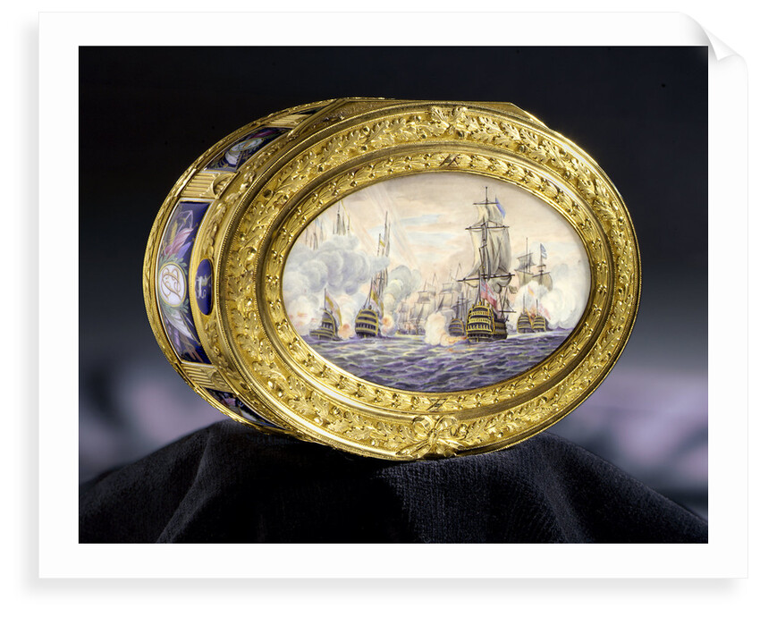 City of London Freedom box presented to Vice-Admiral Charles Thompson (1740?-1799) for his services as second-in-command at the Battle off Cape St Vincent 14 February 1797 by James Morisset