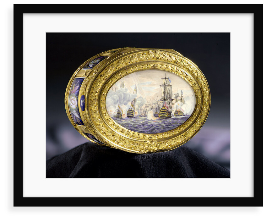 City of London Freedom box presented to Vice-Admiral Charles Thompson (1740?-1799) for his services as second-in-command at the Battle off Cape St Vincent 14 February 1797 by James Morisset