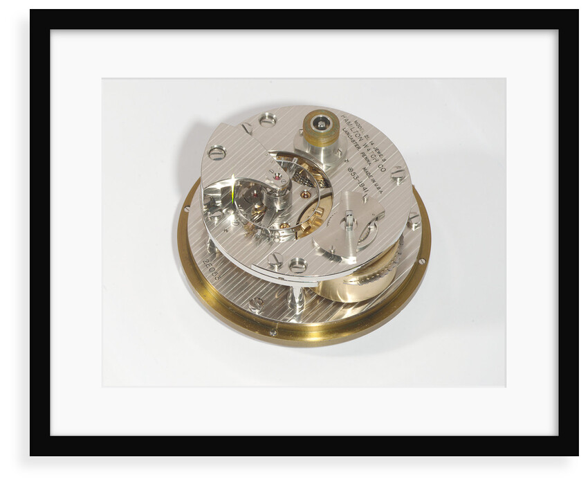 Marine chronometer, movement by Hamilton Watch Co.