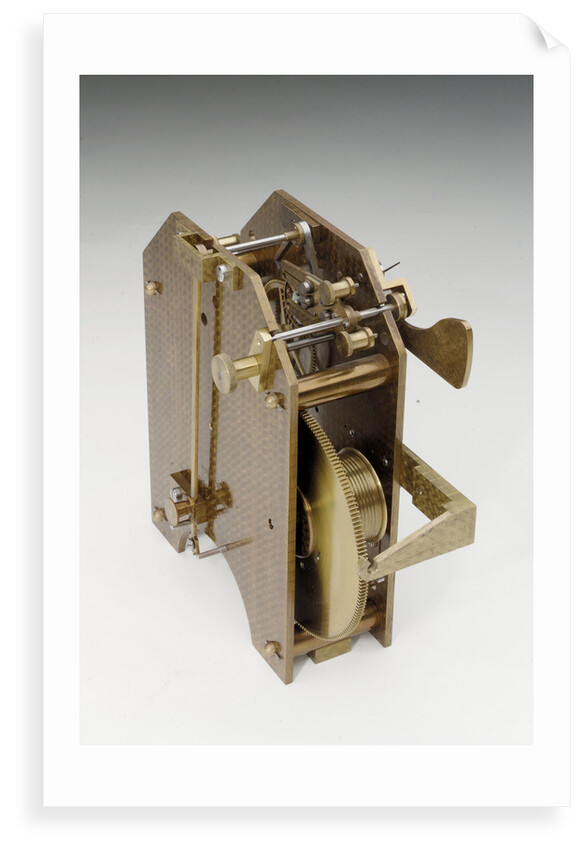 Astronomical regulator, movement back by Edward Edward John Dent & Co.