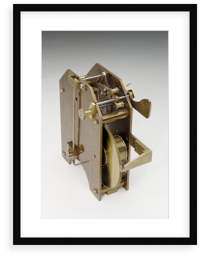 Astronomical regulator, movement back by Edward Edward John Dent & Co.
