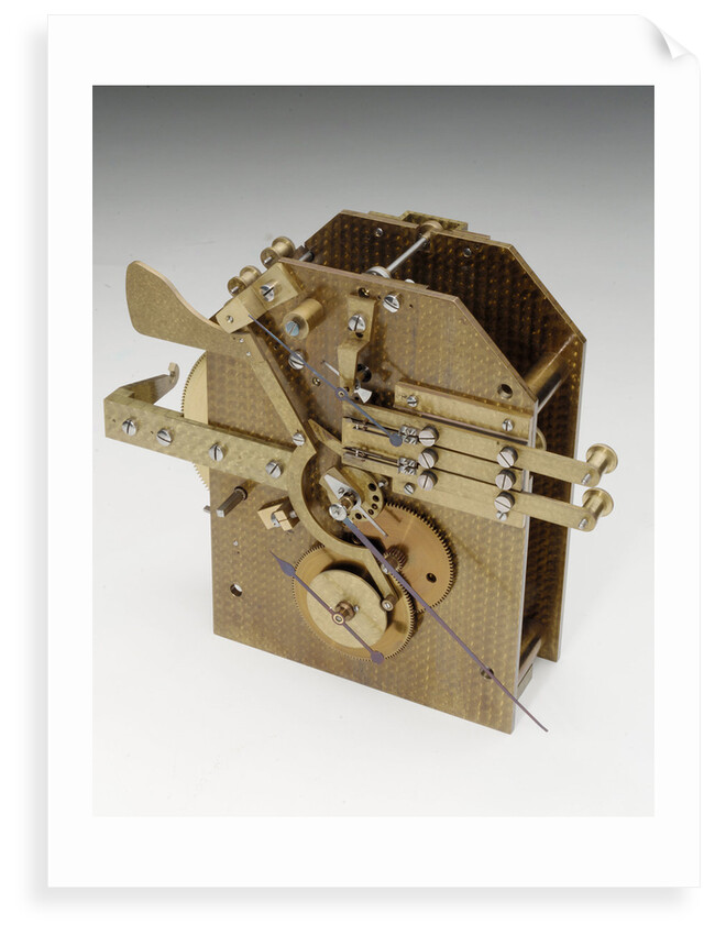 Astronomical regulator, movement front by Edward Edward John Dent & Co.