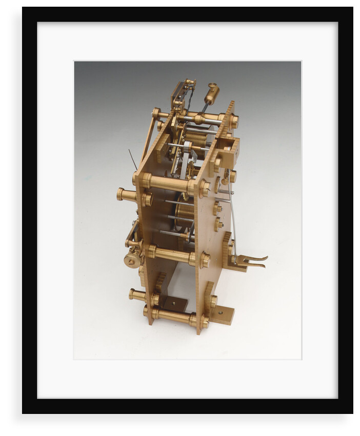 Astronomical regulator, movement back by Victor Kullberg