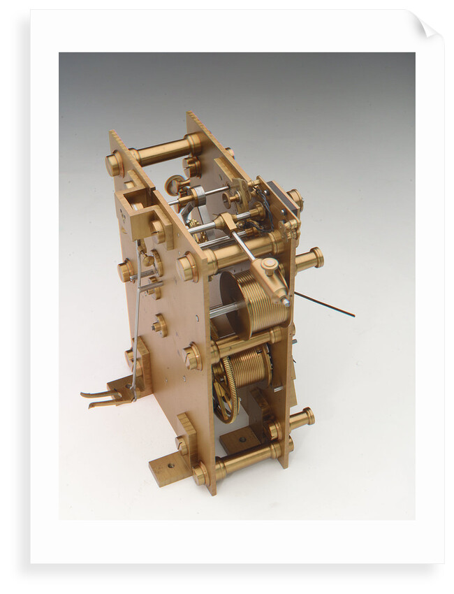 Astronomical regulator, movement back by Victor Kullberg