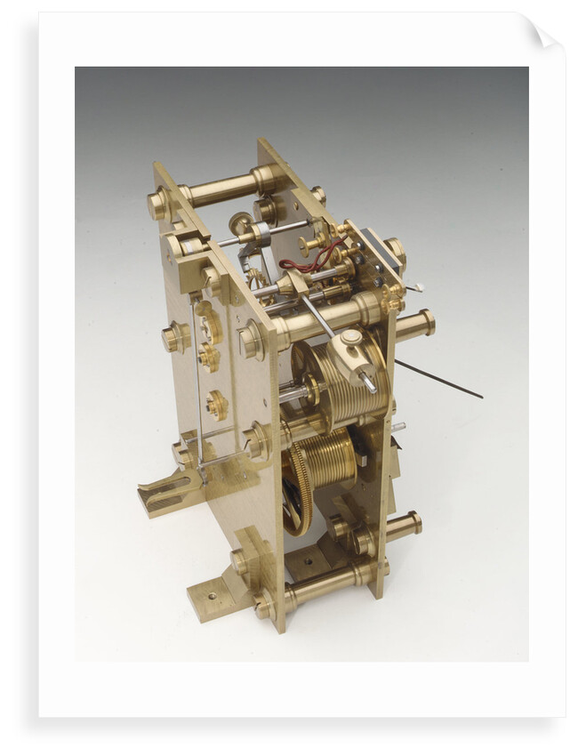 Astronomical regulator, movement back by Victor Kullberg