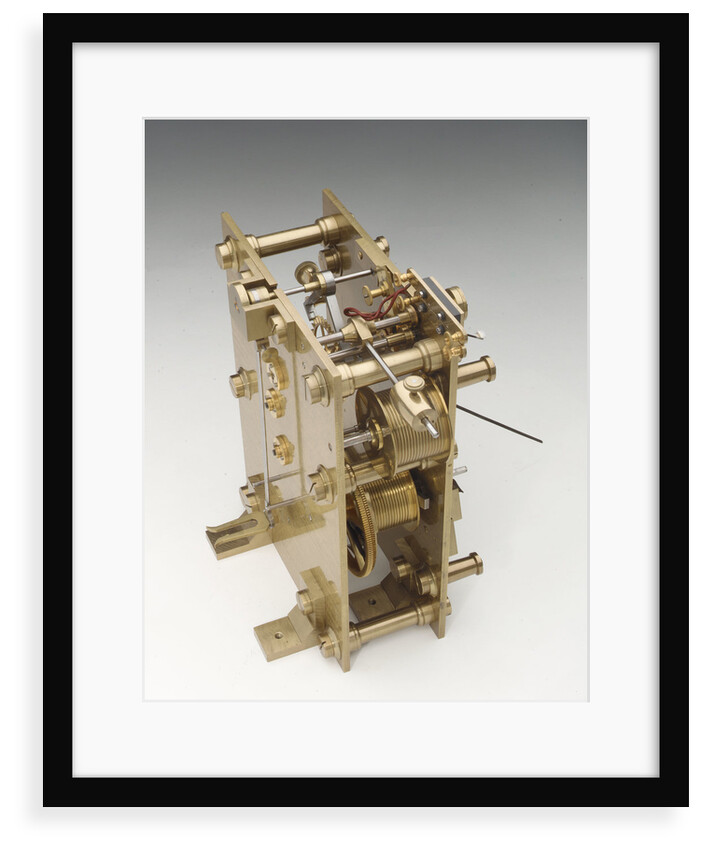 Astronomical regulator, movement back by Victor Kullberg