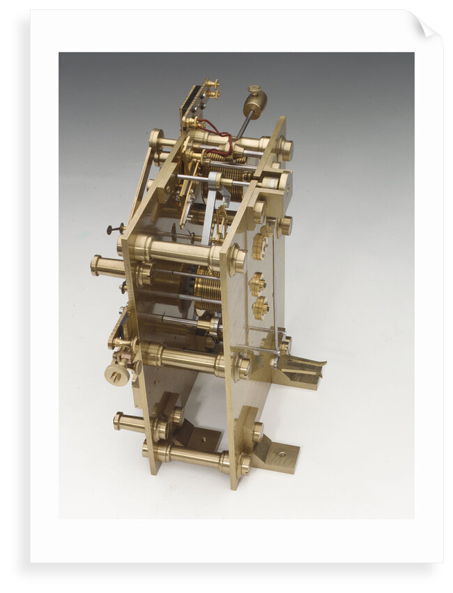 Astronomical regulator, movement back by Victor Kullberg