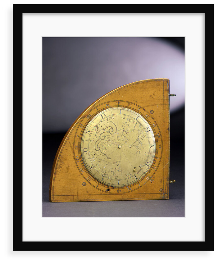 Obverse of Horary quadrant by unknown