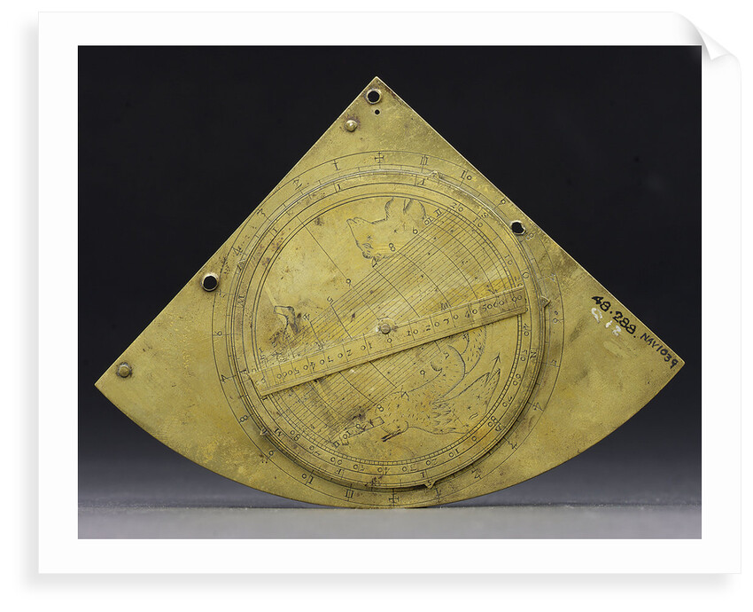 Obverse of Gunter quadrant by John Prujean