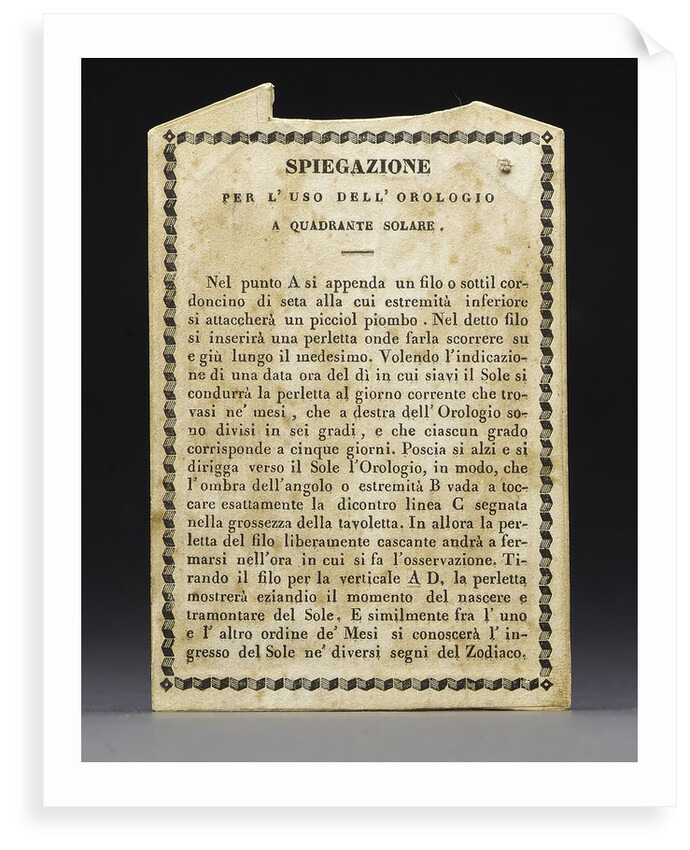Reverse of Horary quadrant by unknown