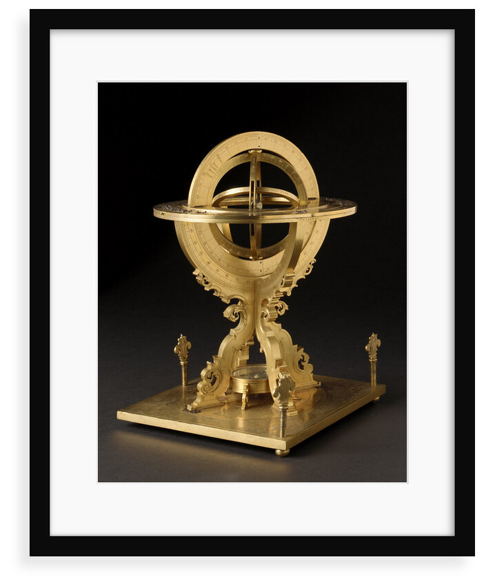Universal equinoctial armillary dial by Mathias Hauser