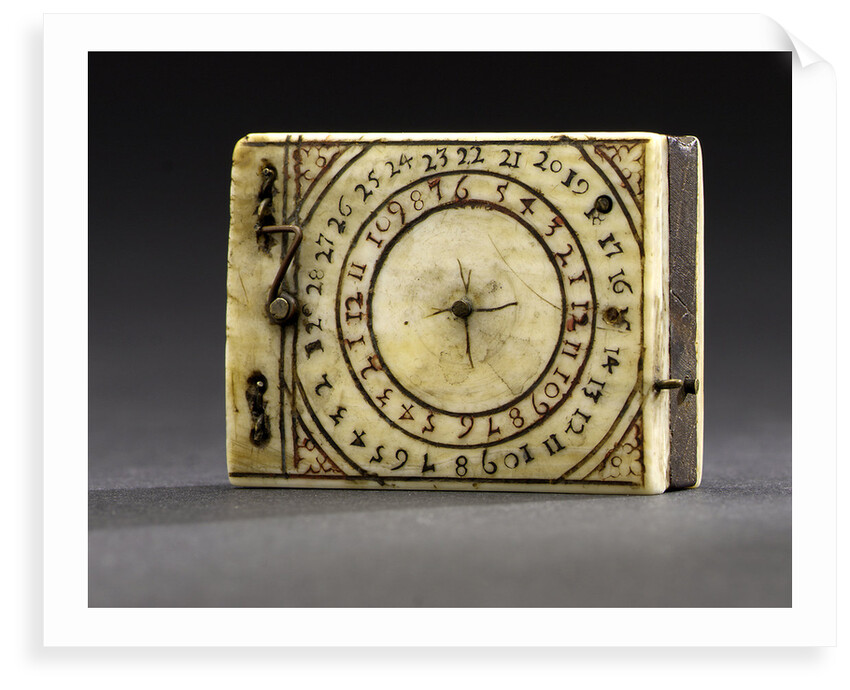 Diptych dial, leaf by Leonhard Andreas Karner
