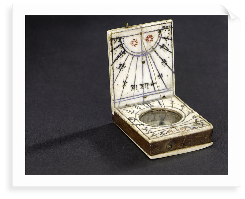 Diptych dial, leaves Ib and IIa by Leonhard Andreas Karner