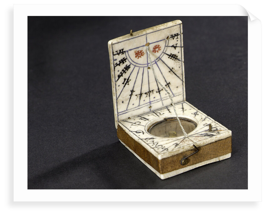 Diptych dial, leaves Ib and IIa by Leonhard Andreas Karner