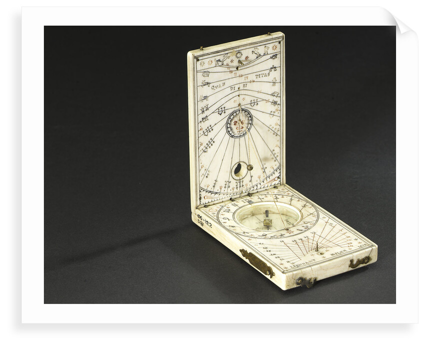 Diptych dial, leaves Ib and IIa by Lienhart Miller